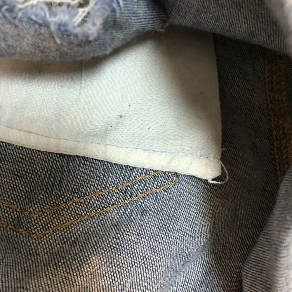 So Favorite Shortie Low Rise Destroyed Jean Shorts